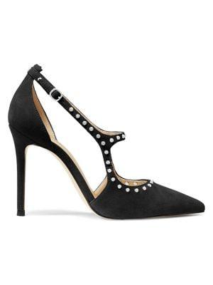 Michael Michael Kors Ava Studded Suede Pumps