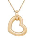Lord & Taylor 14k Gold Heart Pendant Necklace
