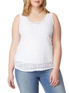 Rebel Wilson X Angels Plus Geo Lace Tank Top