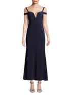 Xscape Petite Off-the-shoulder Gown