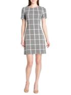 Tommy Hilfiger Plaid Knit Fit-&-flare Dress