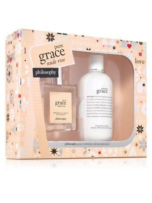 Philosophy Pure Grace Nude Rose Two-piece Holiday Set