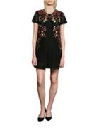 French Connection Legere Embellished Lace Dress