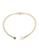 Kenneth Cole New York Pearl, Diamond And Crystal Collar Necklace