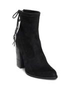 Dolce Vita Casee Drawstring Suede Ankle Boots