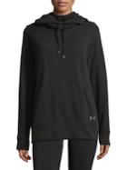Under Armour French Terry Open Back Warm-up Pullover