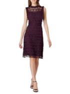 Tahari Arthur S. Levine Cutout Lace Sheath Dress