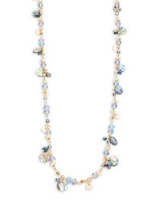 Lonna & Lilly Crystal Long Shaky Bead Necklace