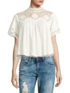 Free People Cape May Lace Top