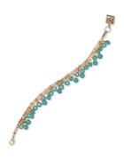 Anne Klein Turquoise Three-row Shaky Bracelet