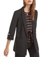 Miss Selfridge Tab-sleeve Open-front Blazer