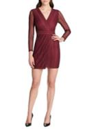 Guess Sheer-sleeve Lace Dress
