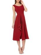 Carmen Marc Valvo Infusion Crepe Cocktail Dress