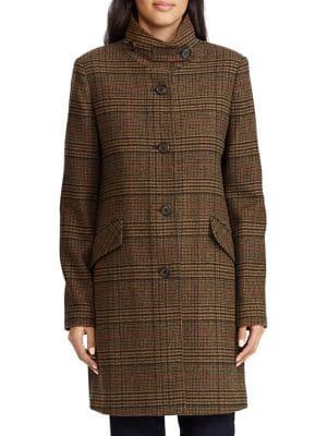 Lauren Ralph Lauren Stand Collar Coat