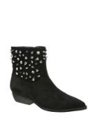 Sam Edelman Avril Suede And Leather Booties
