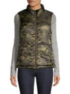 Core Life Faux-fur Lined Camo Puffer Vest