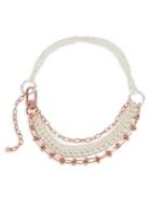 Bcbgeneration Hyperlinks Two-tone Layered Multi-chain Necklace