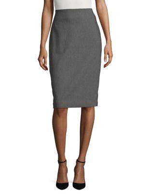 Lord & Taylor Dotted High-waist Skirt