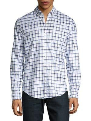 Boss Rikard Checkered Button-down Shirt