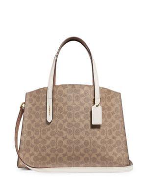Coach Charlie Signature Canvas Carryall