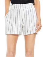 Vince Camuto High-rise Pinstripe Shorts
