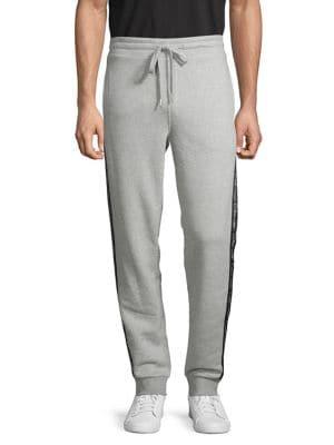 Calvin Klein Athleisure Logo-tape Stretch-cotton Jogger Pants