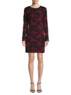 Michael Michael Kors Floral-print Sheath Dress