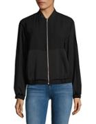 Lord & Taylor Zip-front Bomber Jacket