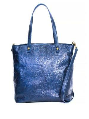 American Leather Co. Saratoga Convertible Leather Shopper