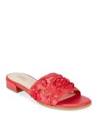 Imnyc Isaac Mizrahi Fran Floral Voile Slide Sandals