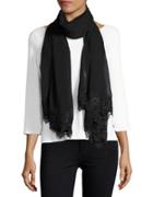 Calvin Klein Lace-trimmed Scarf