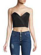 Miss Selfridge Tuxedo Bandeau Top