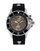Kyboe Power Silicone & Stainless Steel Strap Watch/40mm