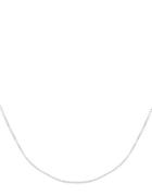 Lord & Taylor 20 Square Sterling Silver Single Strand Necklace