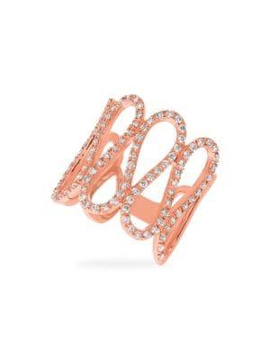 Morris & David 14k Rose Gold & 0.78 Tcw Diamond Ring