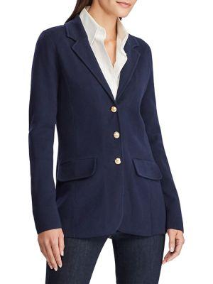 Lauren Ralph Lauren Three-button Cotton Blazer