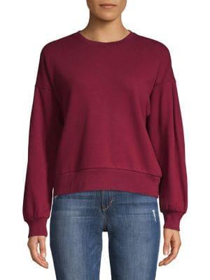 Hudson Jeans Triangle Back Cotton Sweater
