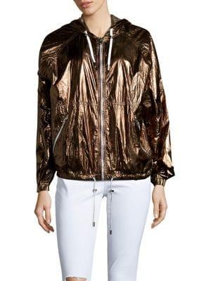 Blank Nyc Reversible Metallic Drawstring Zip Jacket