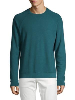 Black Brown Crewneck Raglan Sweater