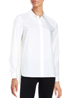French Connection Lace-back Blouse