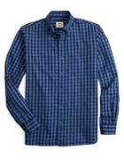 Brooks Brothers Red Fleece Gingham Twill Button-down Shirt