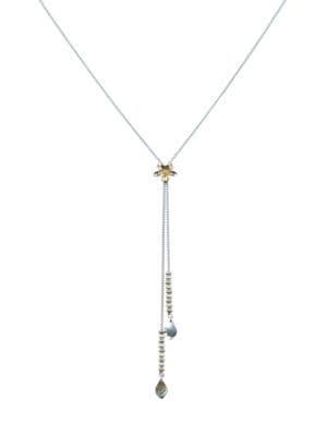 Lucky Brand Cowgirl California Floral Beaded Y Necklace
