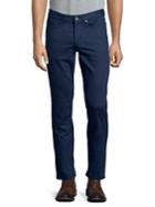 Black Brown Calvary Twill Slim-fit Pants