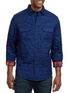 Nautica Classic Fit Quilted Plaid Twill Shirt