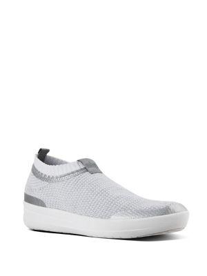 Fitflop Uberknit Tm Metallic Weave Sneakers