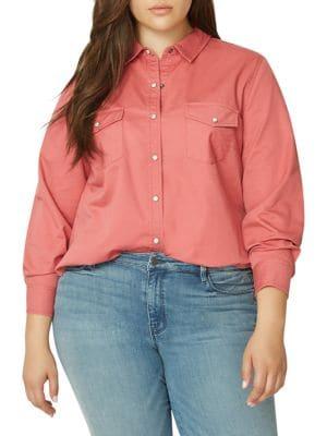 Sanctuary Plus Cotton Work Shirt