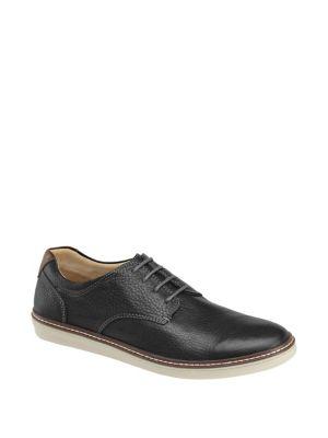 Johnston & Murphy Mcguffey Pebbled Leather Derby Sneakers