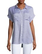 Beach Lunch Lounge ?striped Button-front Shirt