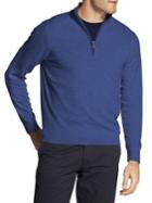 Izod Premium Essentials Quarter-zip Cotton Sweater