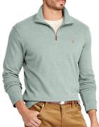 Polo Big And Tall Luxury Jersey Half Zip Sweatshirt